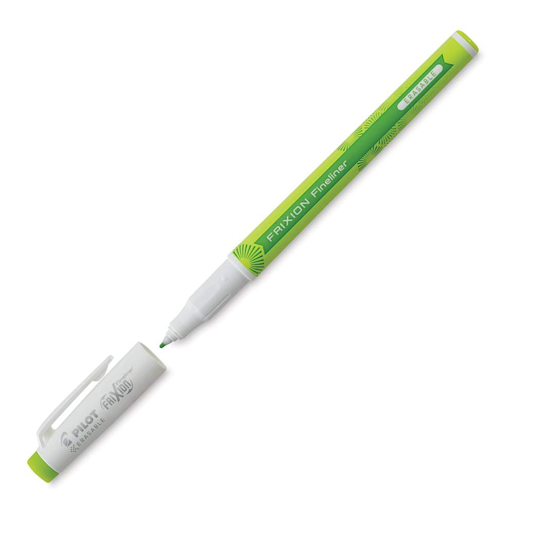 Open in modal - Pilot FriXion Fineliner Erasable Marker Pen - Light Green