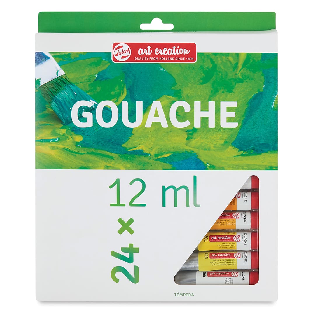 Open in modal - Art Creation Gouache Set of 24 12ml Tubes  Outside of Package