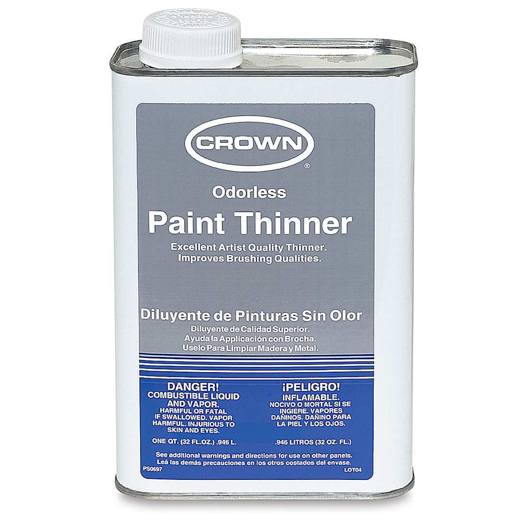 Open in modal - Crown Odorless Paint Thinner - Quart