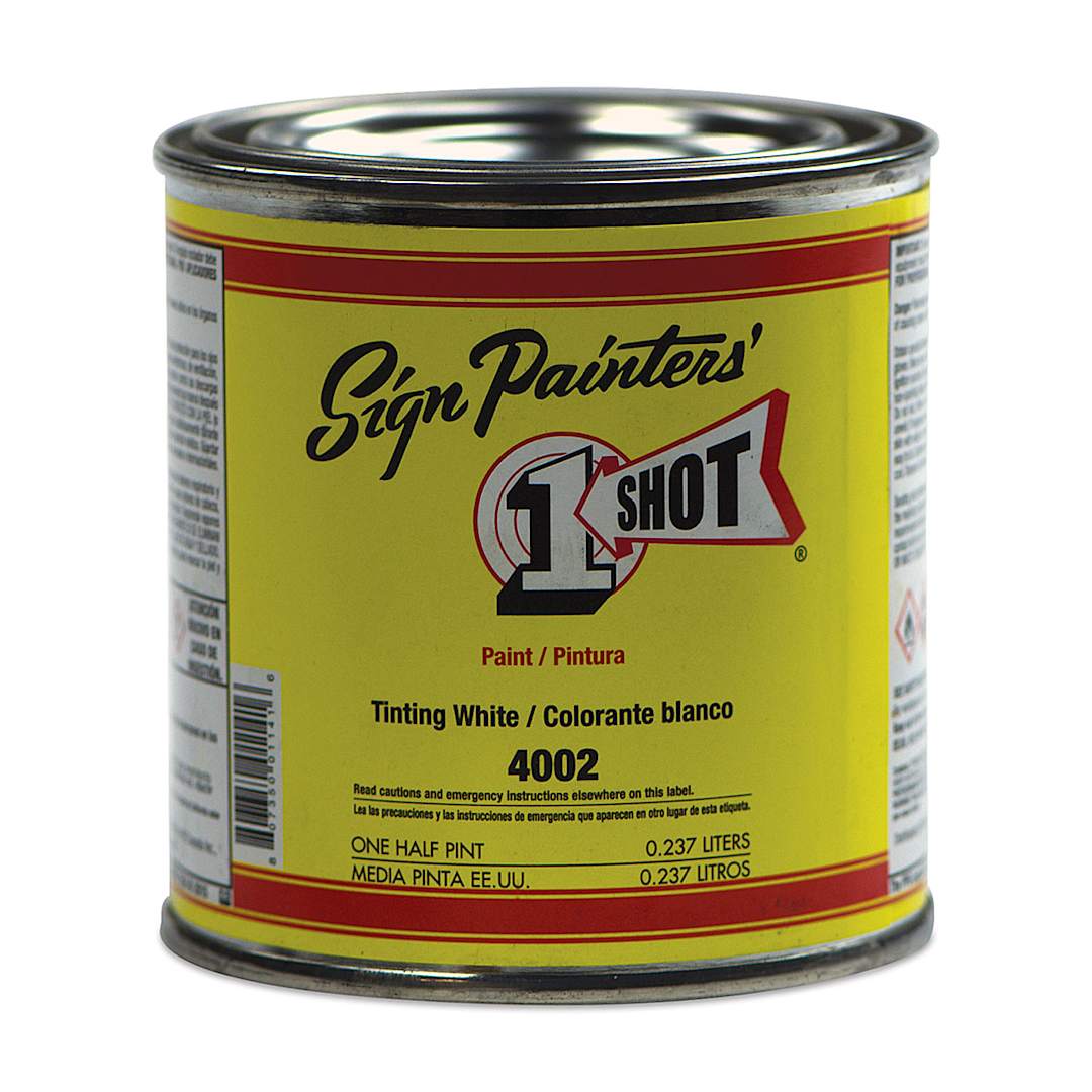 Open in modal - 1-Shot Tinting - White, 1/2 Pint