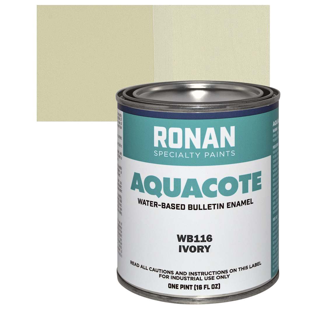 Open in modal - Ronan Aquacote Water-Based Acrylic Color - Ivory, Pint and swatch