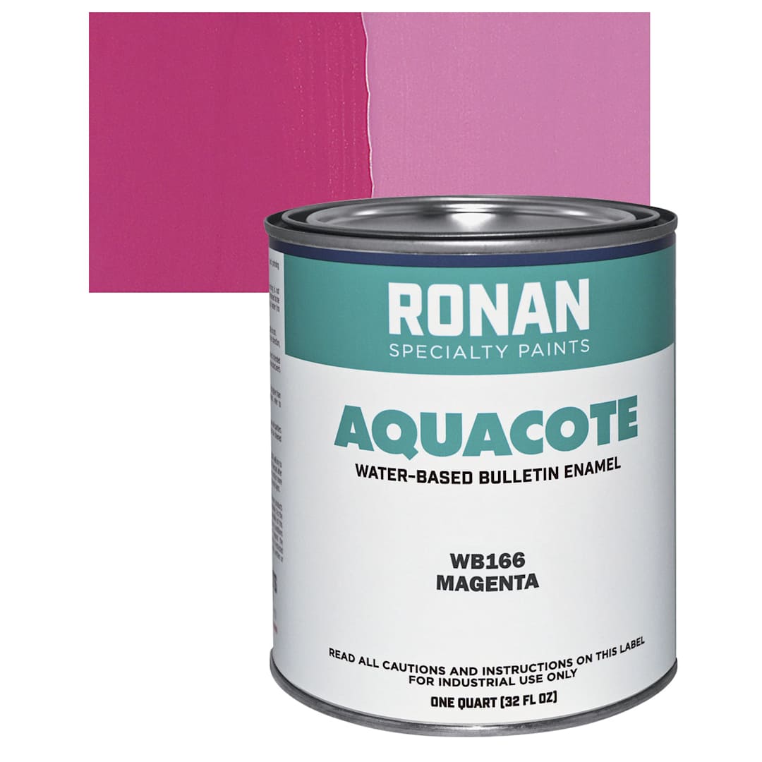 Open in modal - Ronan Aquacote Water-Based Acrylic Color - Magenta, Quart and swatch