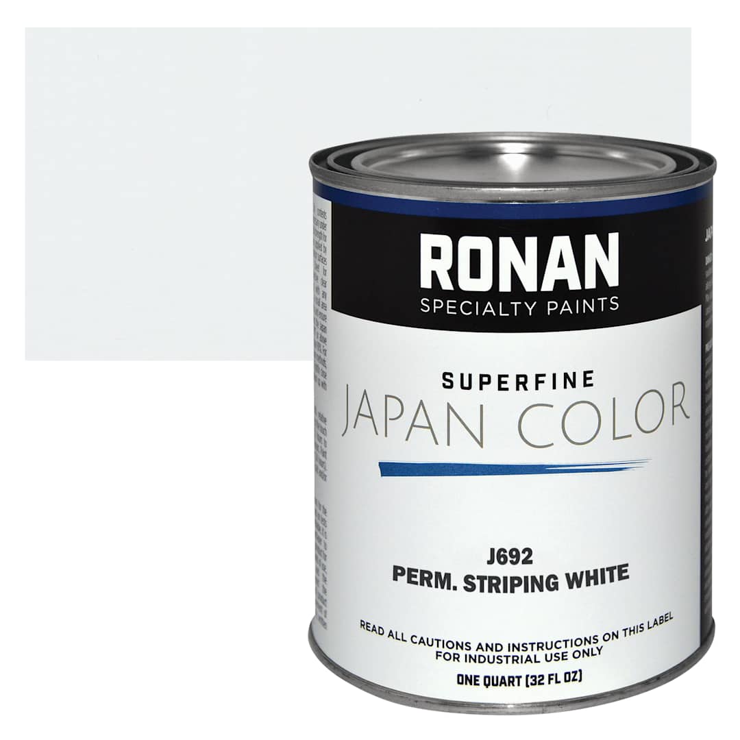 Open in modal - Ronan Superfine Japan Color - Permanent Striping White - Can and Swatch