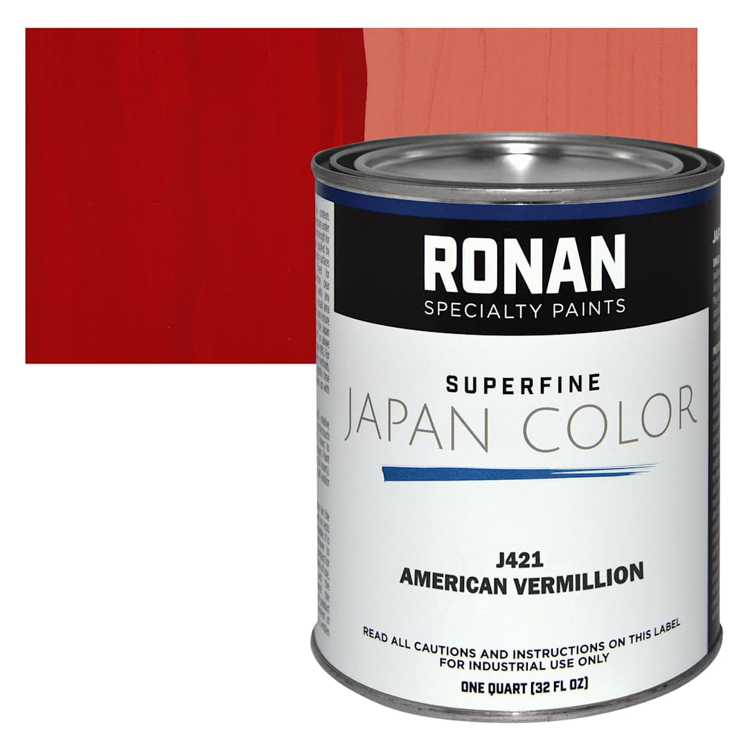 Open in modal - Ronan Superfine Japan Color - American Vermilion - Can and Swatch