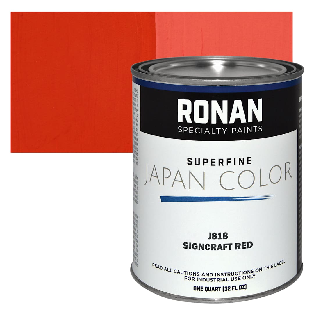 Open in modal - Ronan Superfine Japan Color - Signcraft Red - Can and Swatch