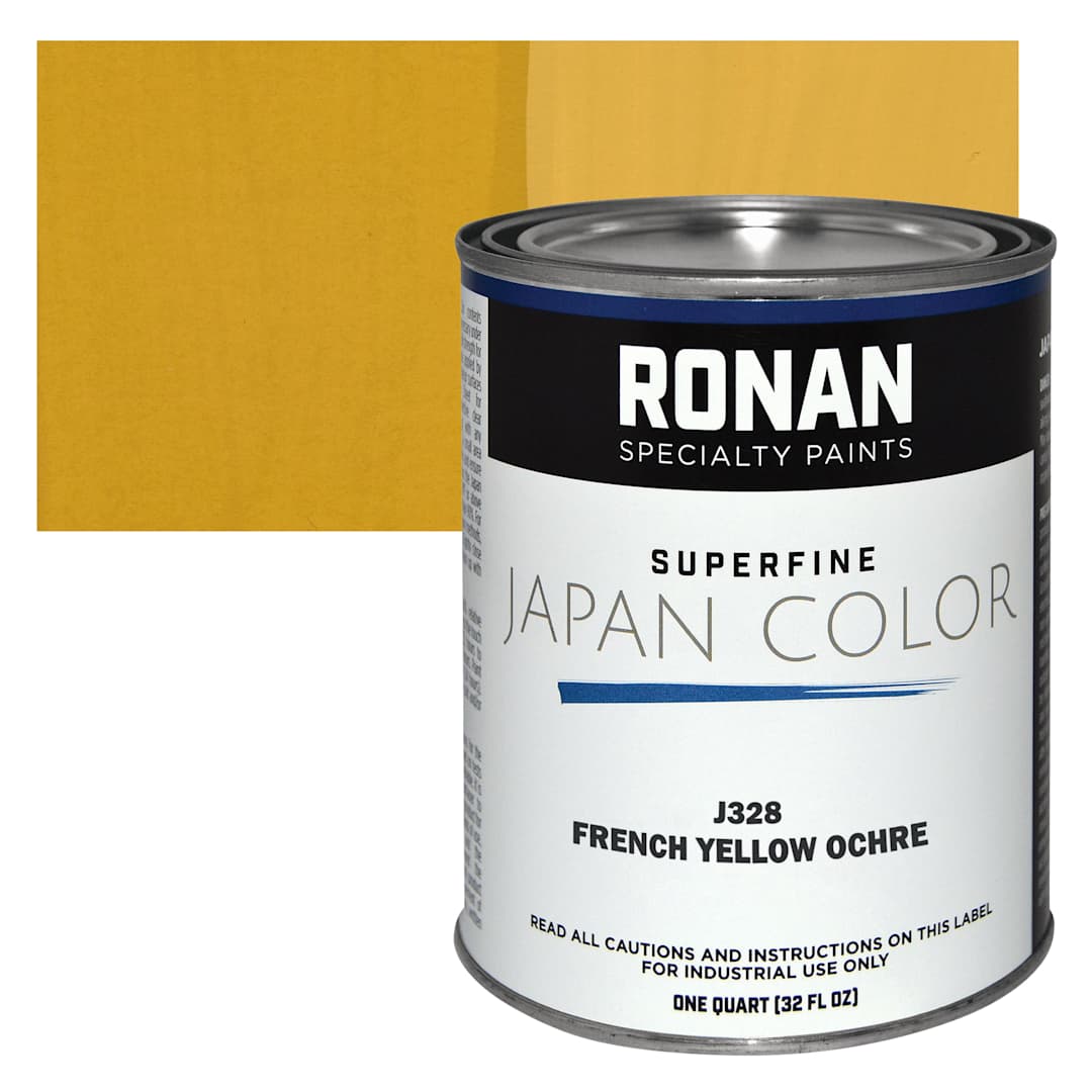 Open in modal - Ronan Superfine Japan Color - French Yellow Ochre - Can and Swatch