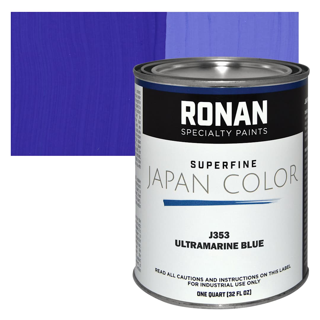 Open in modal - Ronan Superfine Japan Color - Ultramarine Blue - Can and Swatch