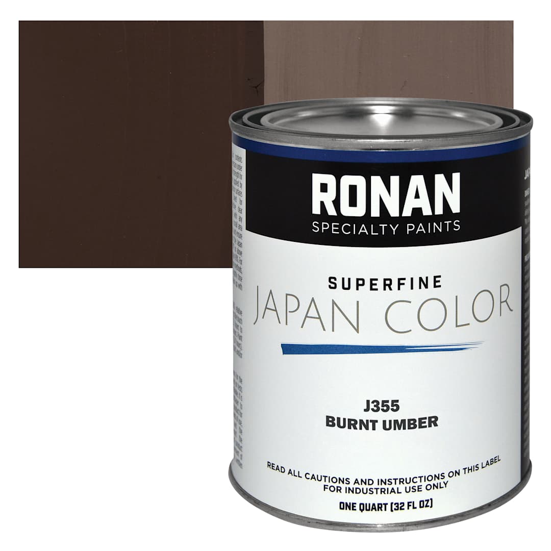 Open in modal - Ronan Superfine Japan Color - Burnt Umber - Can and Swatch