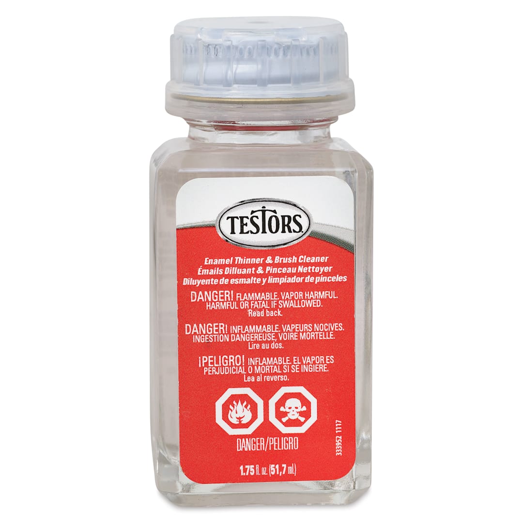 Open in modal - Testors Paint Thinner - 1 3/4 oz bottle