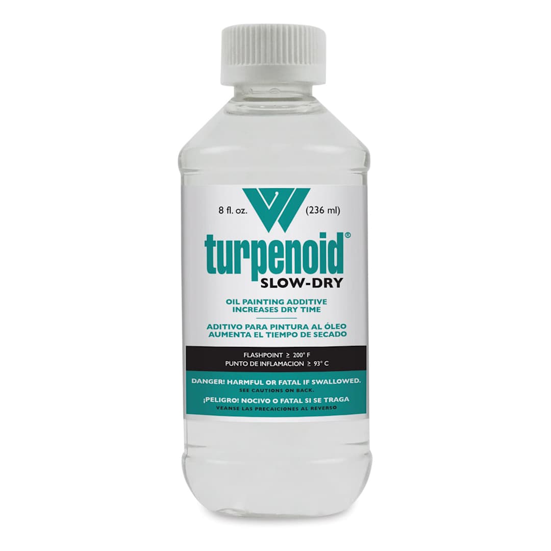 Open in modal - Weber Turpenoid Slow Dry - Front of 8 oz Bottle