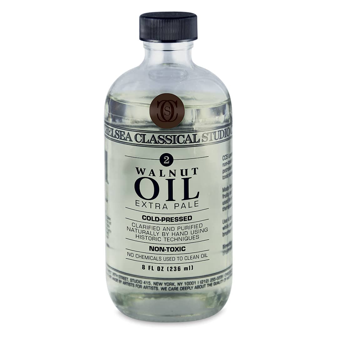 Open in modal - Chelsea Classical Studio Walnut Oil Medium - Front of 8 oz bottle shown