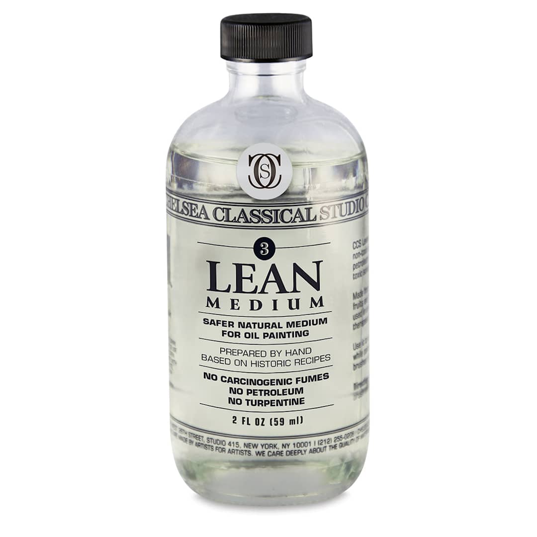 Open in modal - Chelsea Classical Studio Oils Lean Medium - Front of 2 oz bottle