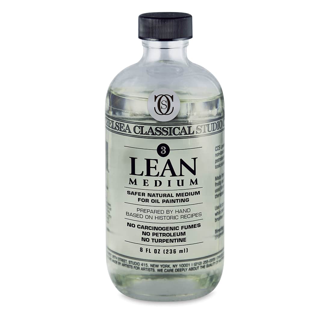 Open in modal - Chelsea Classical Studio Oils Lean Medium - Front of 8 oz bottle