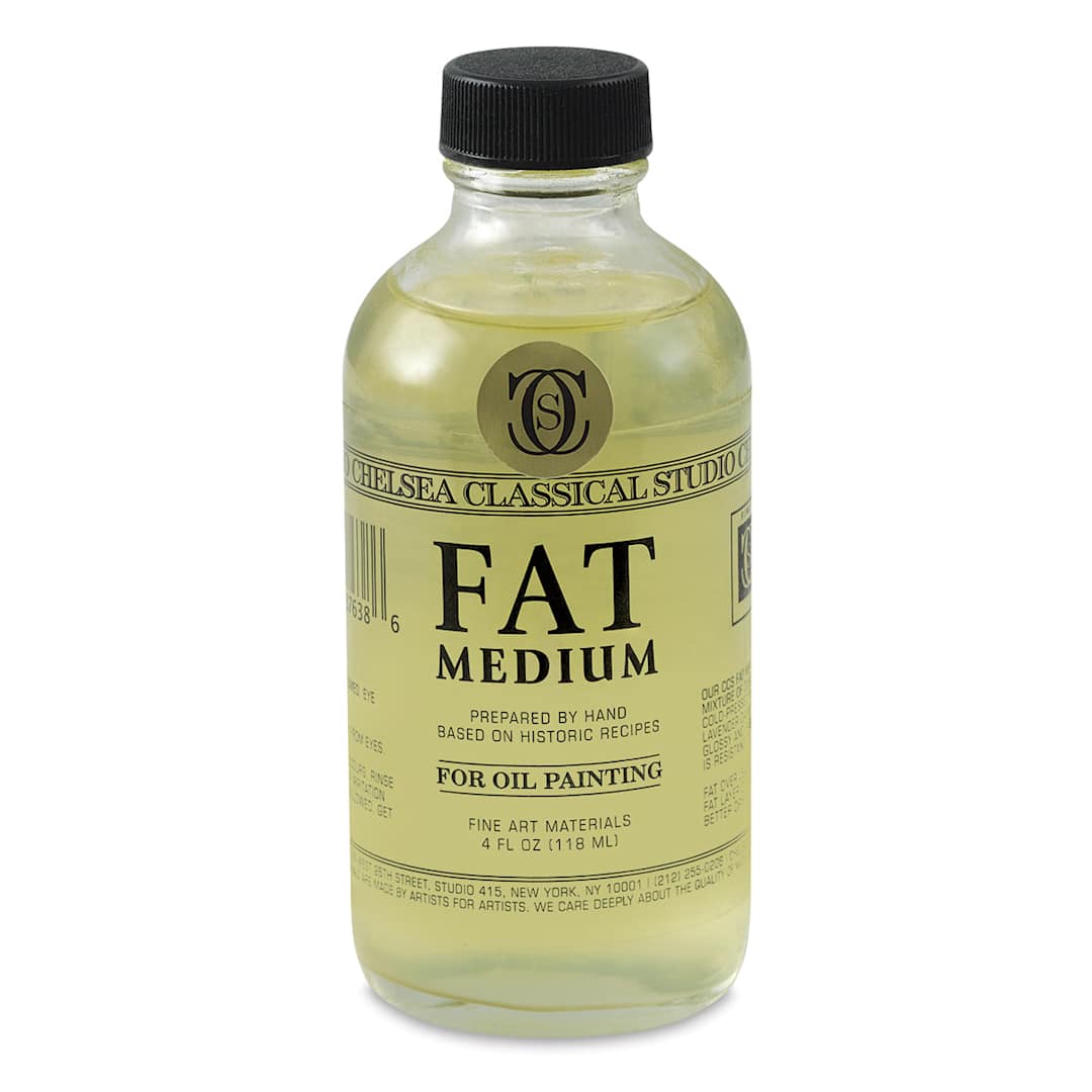 Open in modal - Chelsea Classical Studio Oil Fat Medium - Front of 4 oz bottle