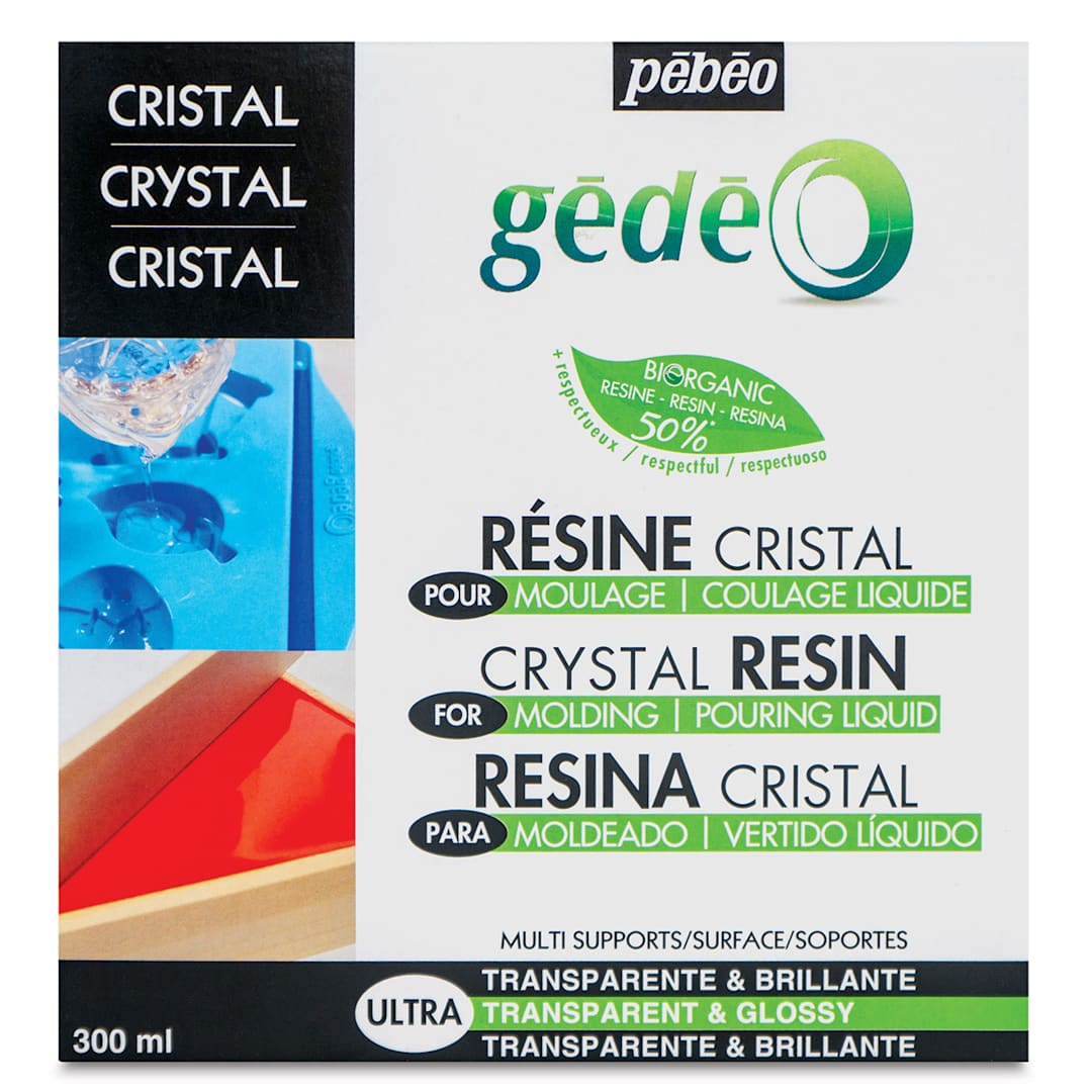 Open in modal - Pebeo Gedeo Bio-Based Resin - Crystal Resin, 300 ml