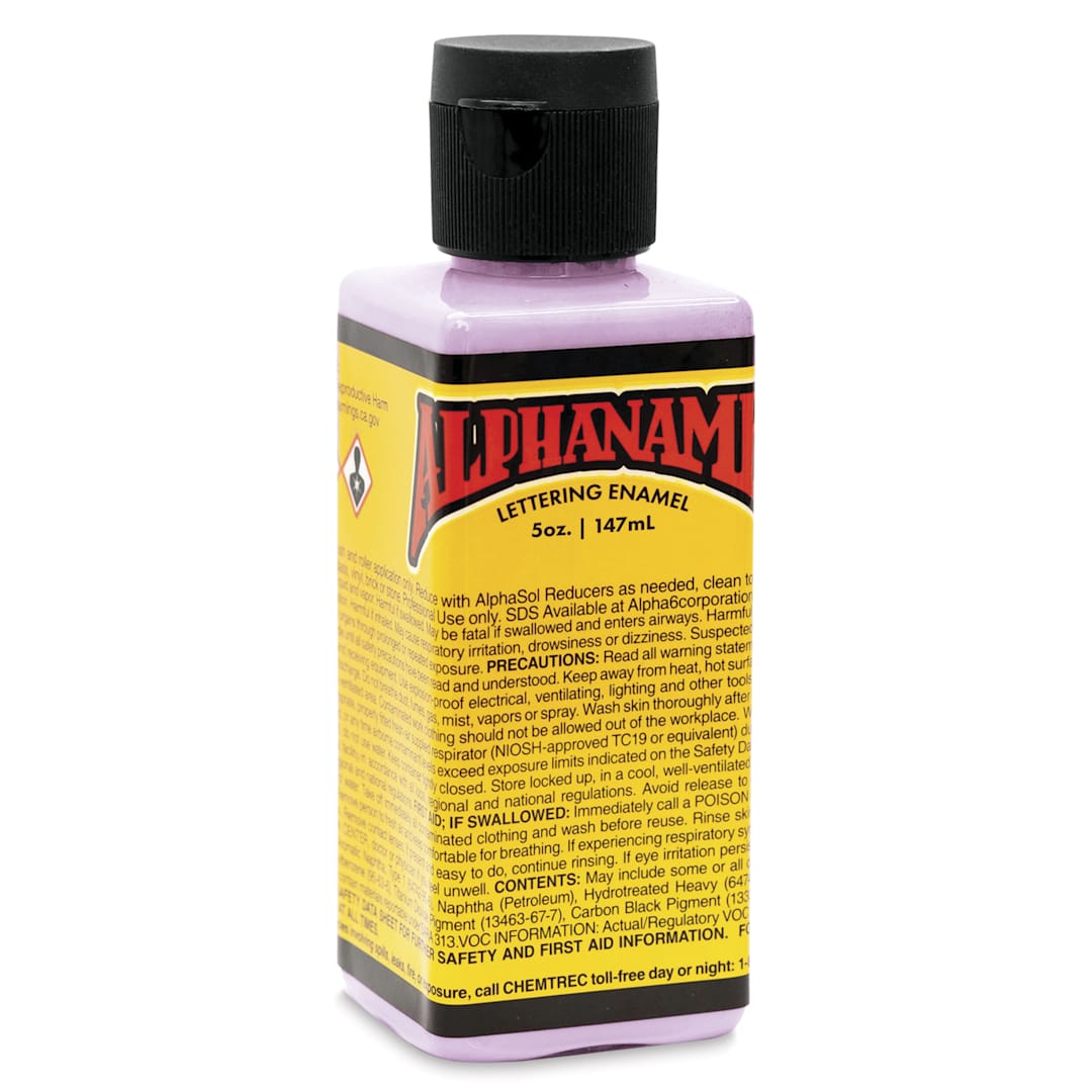 Open in modal - Alpha6 Alphanamel Lettering Enamel - Blackberry Sherbet, 147 ml, Bottle