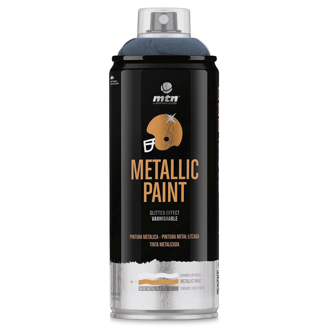 Open in modal - MTN Pro Metallic Spray Paint - Metallic Dark Blue, 400 ml