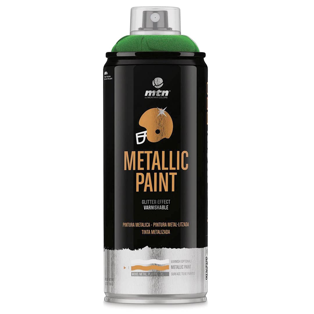Open in modal - MTN Pro Metallic Spray Paint - Metallic Green, 400 ml