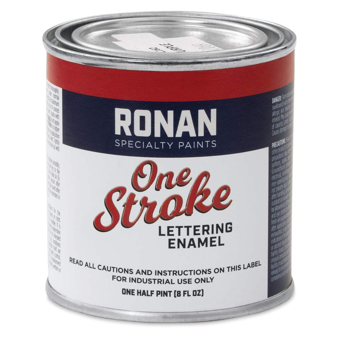 Open in modal - Ronan One Stroke Lettering Enamel - Purple, Half Pint