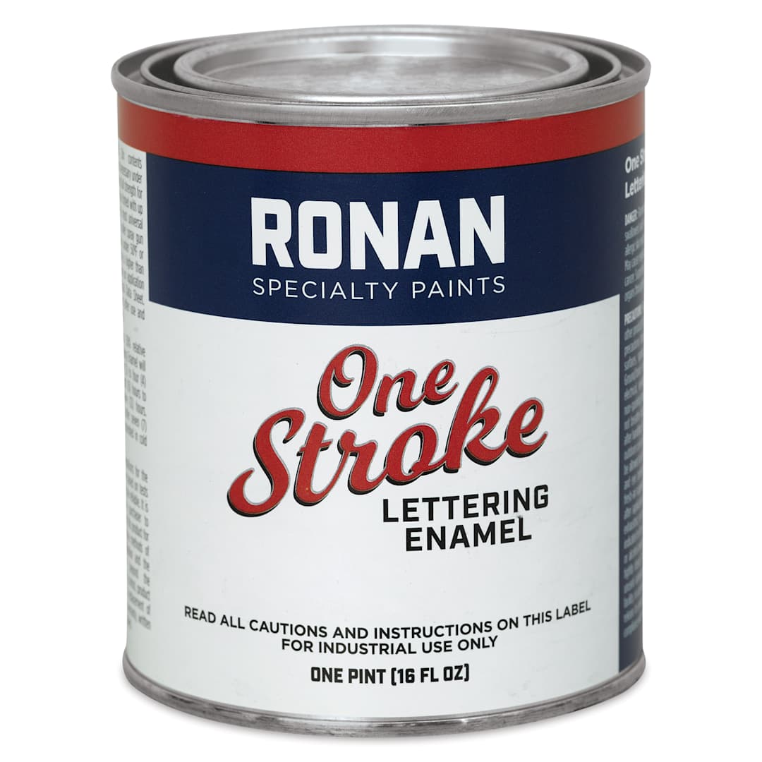 Open in modal - Ronan One Stroke Lettering Enamel - Gold Metallic, Pint