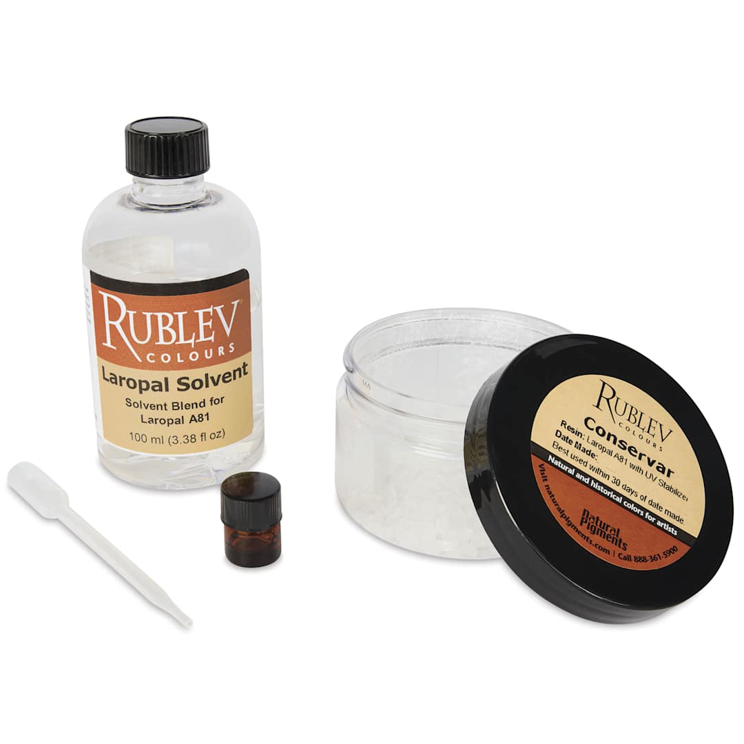 Open in modal - Rublev Conservar Laropal A81 Varnish Kit - 118 ml