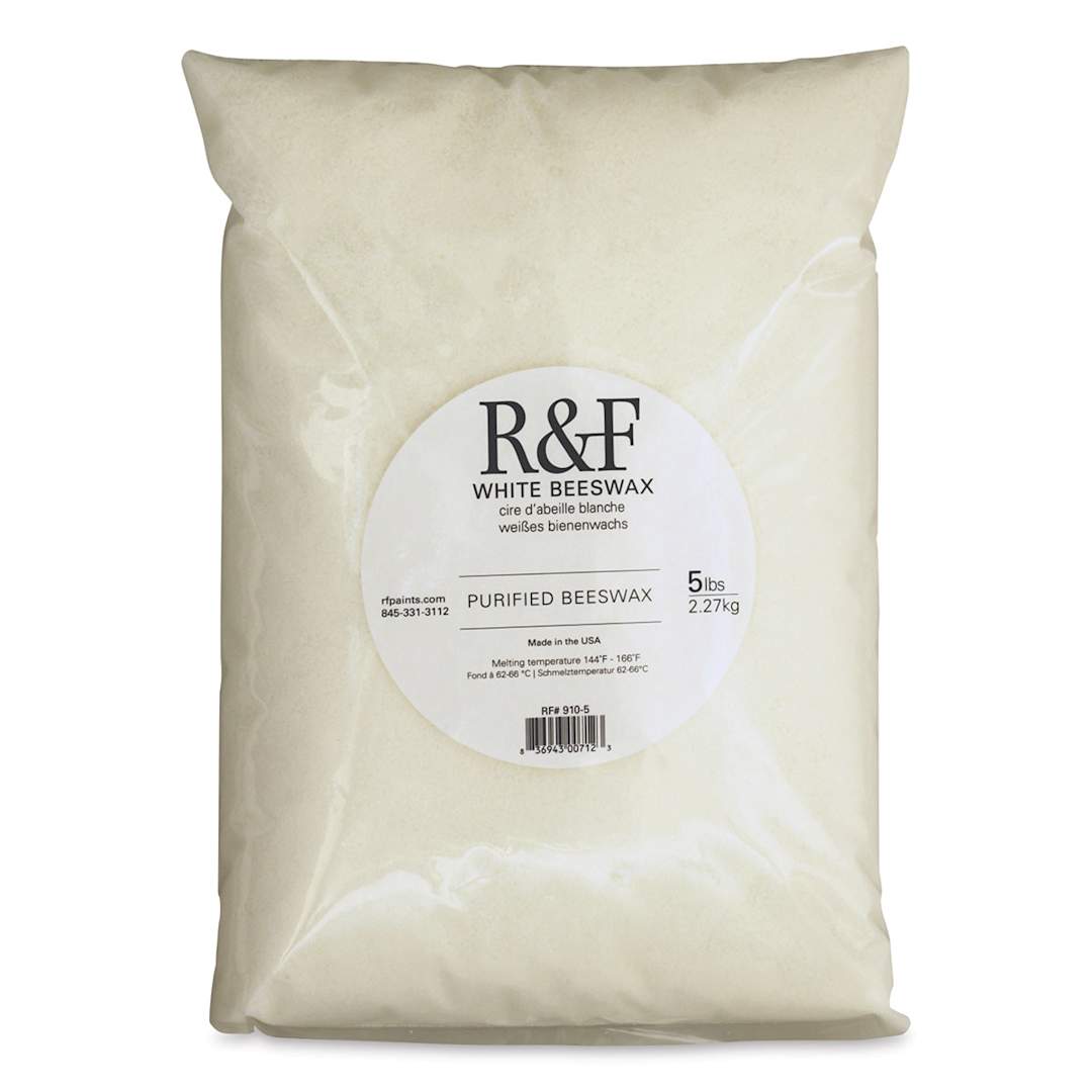 Open in modal - R&F Encaustic Beeswax - White, 5 lb Bag