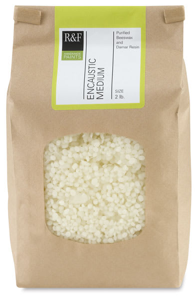 Open in modal - Encaustic Medium Pellets  Outside of Package - 2 lb.
