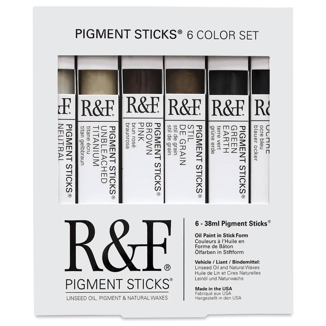 Open in modal - R&F Pigment Sticks - Earth Tones Set