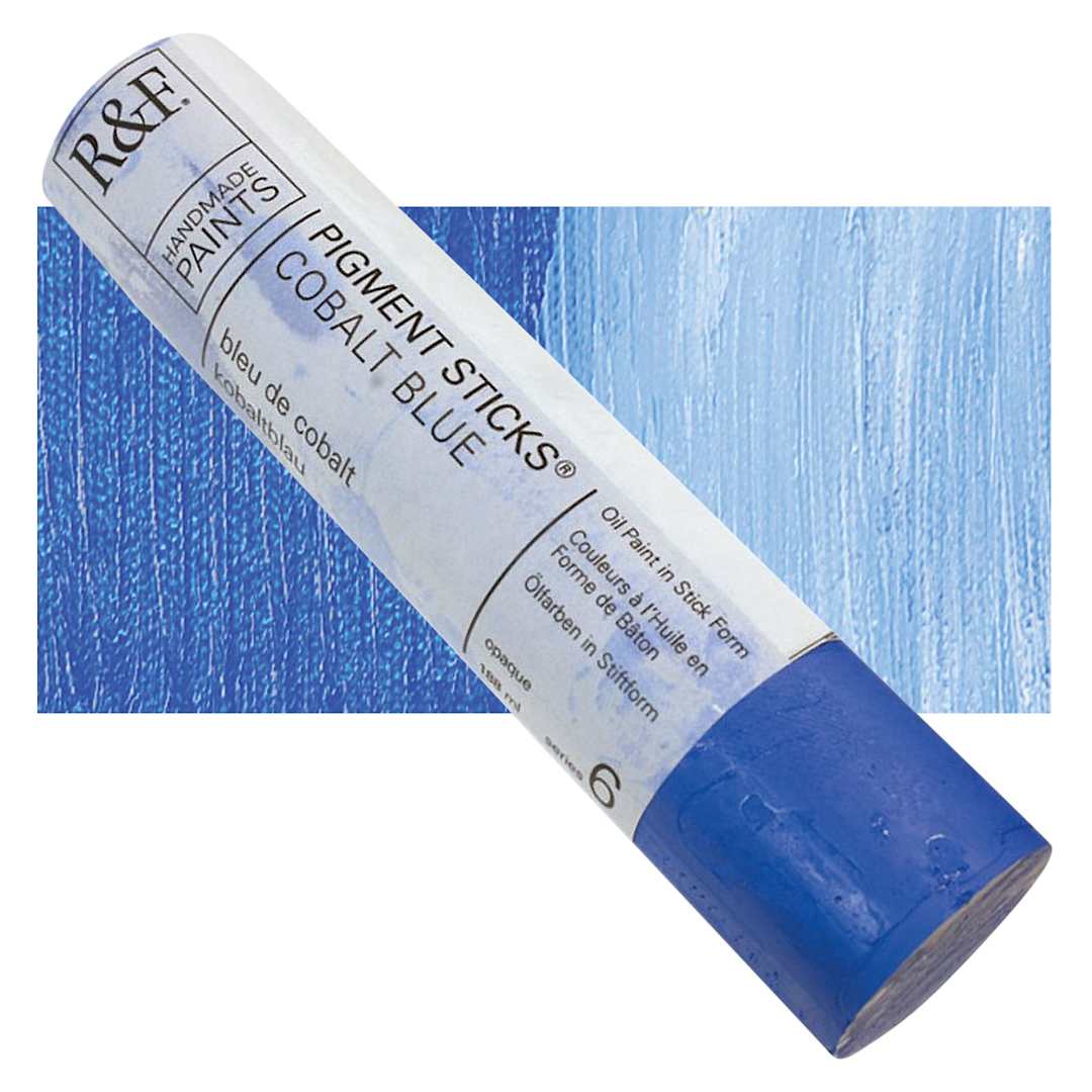 Open in modal - R&F Pigment Stick - Cobalt Blue, 188 ml stick and swatch