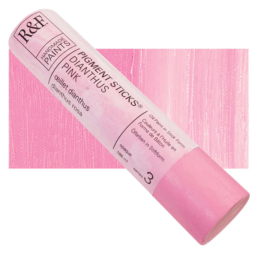 Open in modal - R&F Pigment Stick - Dianthus Pink, 188 ml stick and swatch