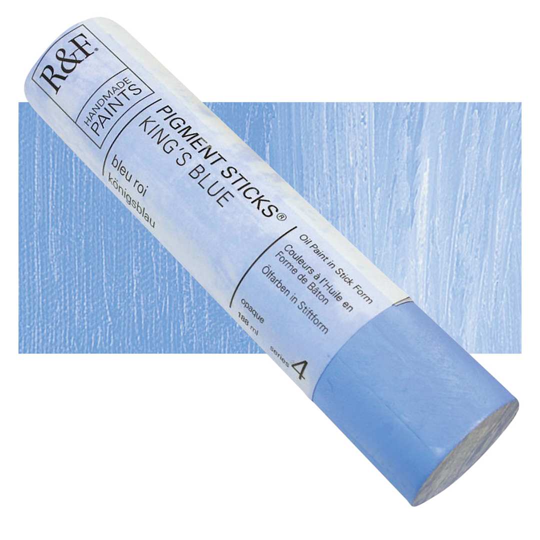 Open in modal - R&F Pigment Stick - King's Blue, 188 ml stick and swatch