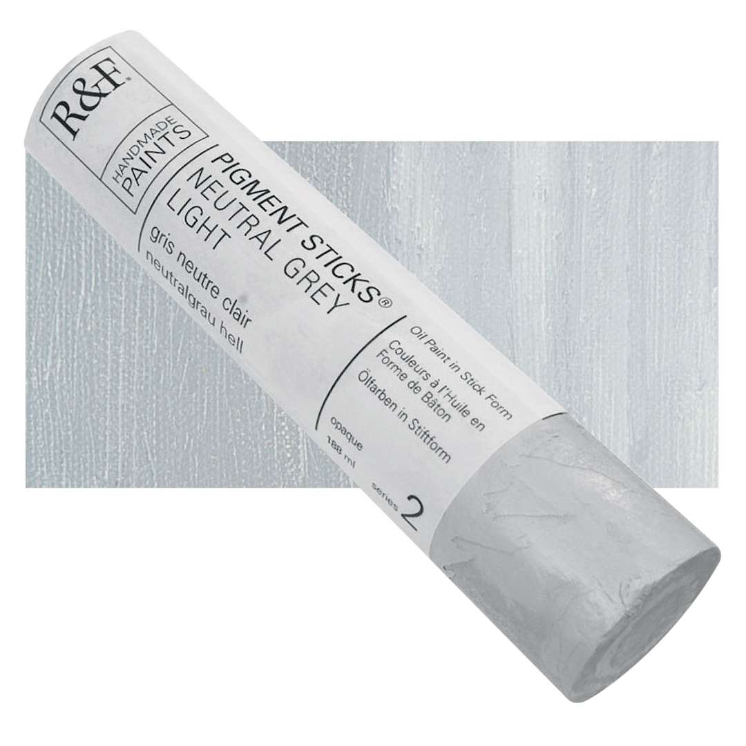 Open in modal - R&F Pigment Stick - Neutral Gray Light, 188 ml stick and swatch