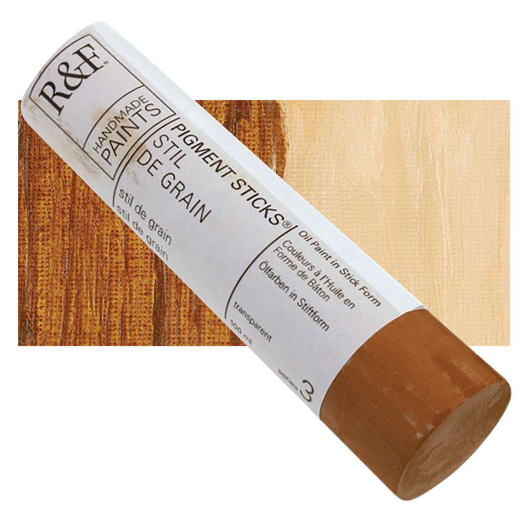 Open in modal - R&F Pigment Stick - Stil De Grain, 100 ml stick and swatch