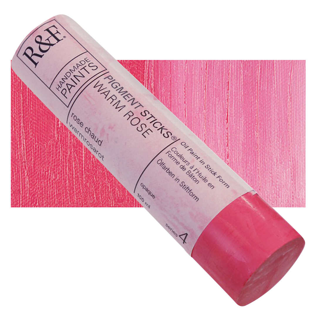 Open in modal - R&F Pigment Stick - Warm Rose, 100 ml stick and swatch