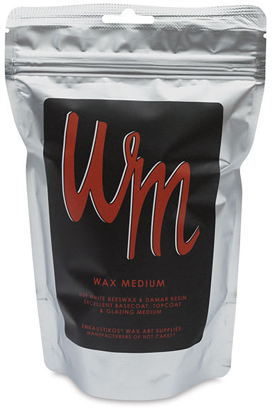 Open in modal - Enkaustikos Wax Medium - Front of 8 oz packet of Wax Medium