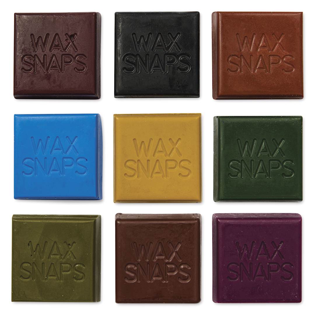 Open in modal - Enkaustikos Wax Snaps Encaustic Paints - Set of 9, Traditional Palette, 13 ml