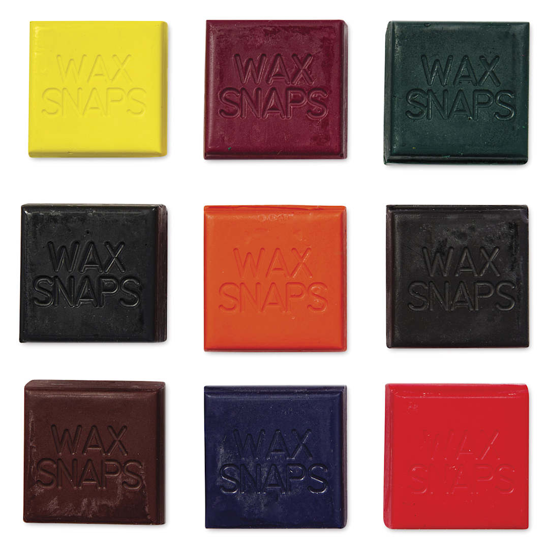 Open in modal - Enkaustikos Wax Snaps Encaustic Paints - Set of 9, Modern Palette, 13 ml