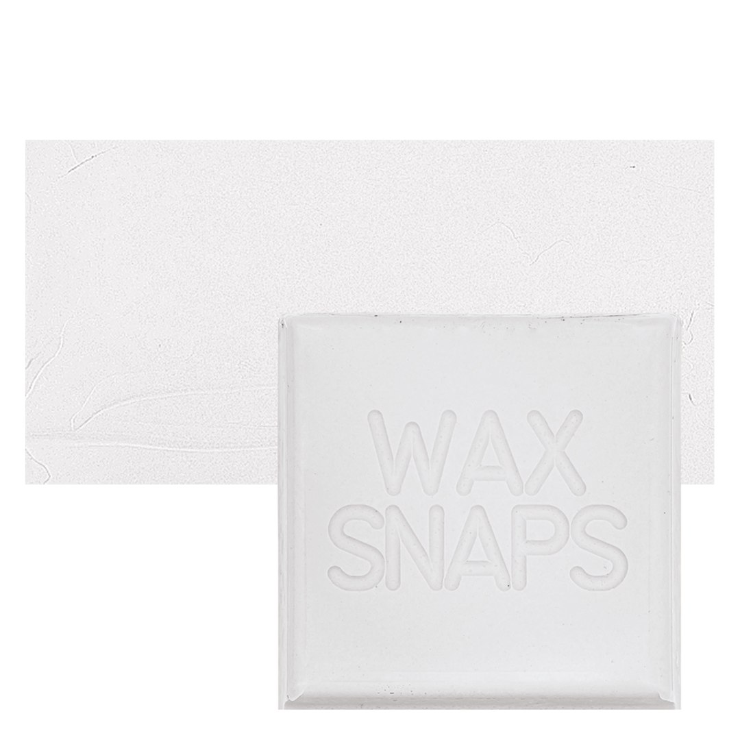 Open in modal - Enkaustikos Wax Snaps Encaustic Paint - Titanium White, 40 ml snaps and swatch