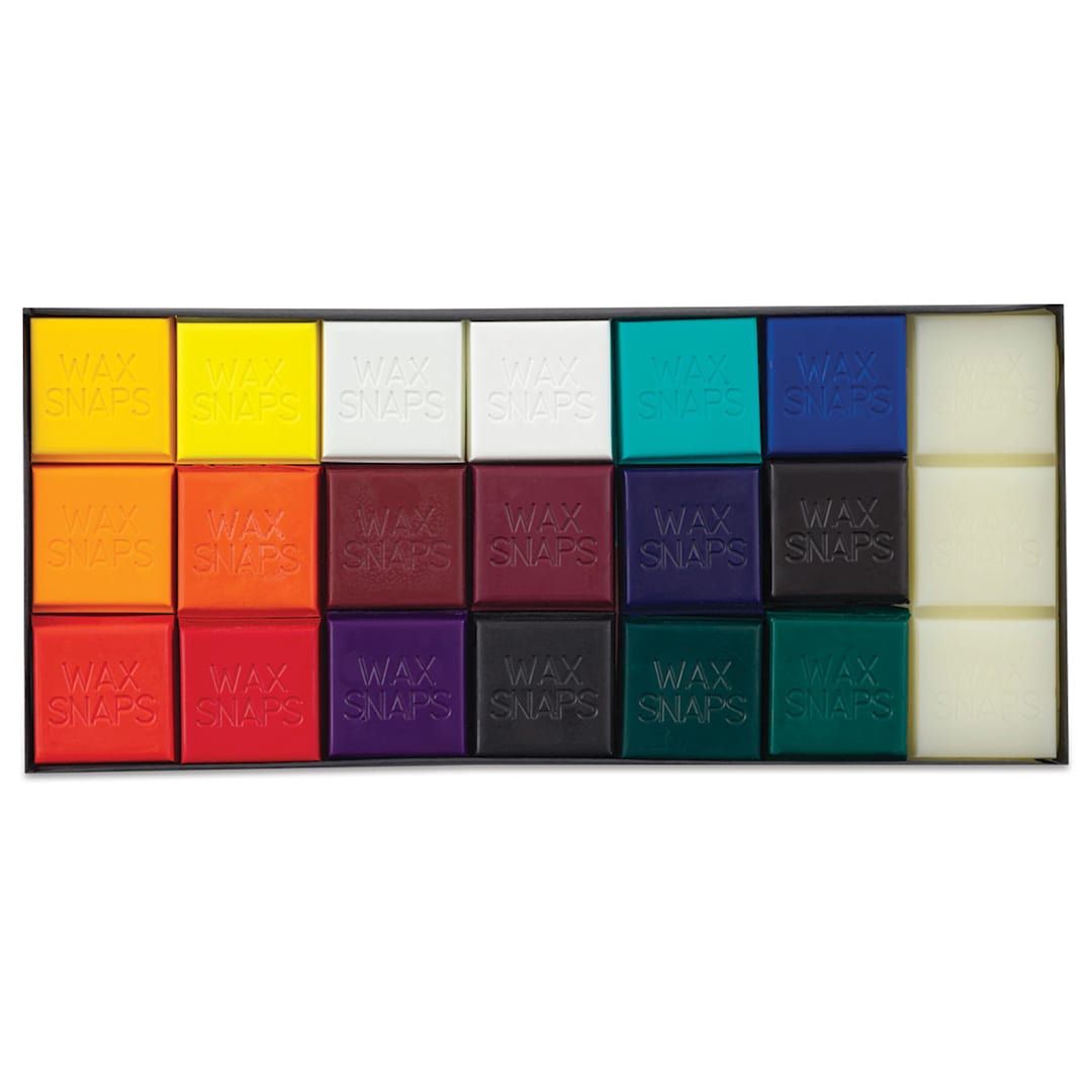 Open in modal - Enkaustikos Wax Snaps Encaustic Paints - Some Like It Hot set in open package
