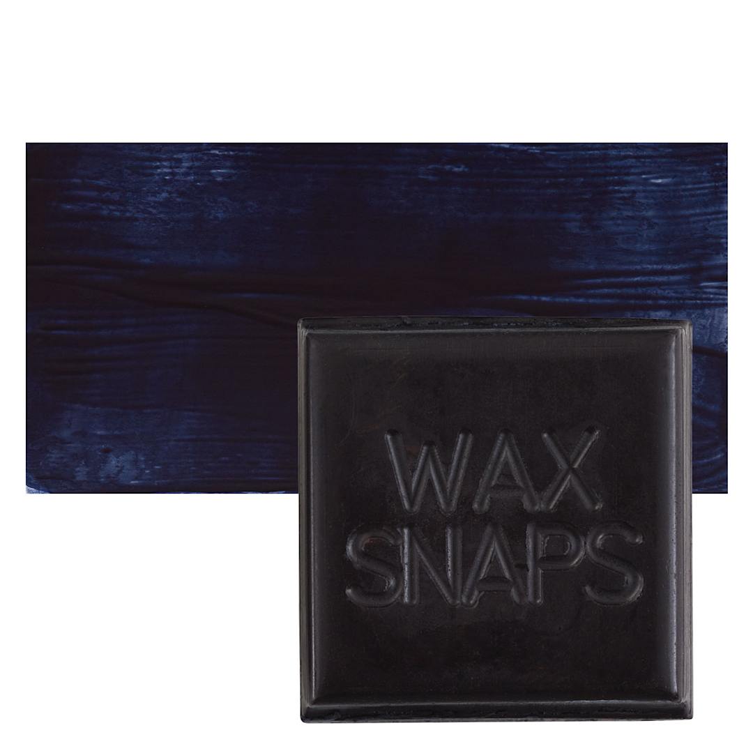 Open in modal - Enkaustikos Wax Snaps Encaustic Paint - Payne's Gray, 40 ml snaps and swatch