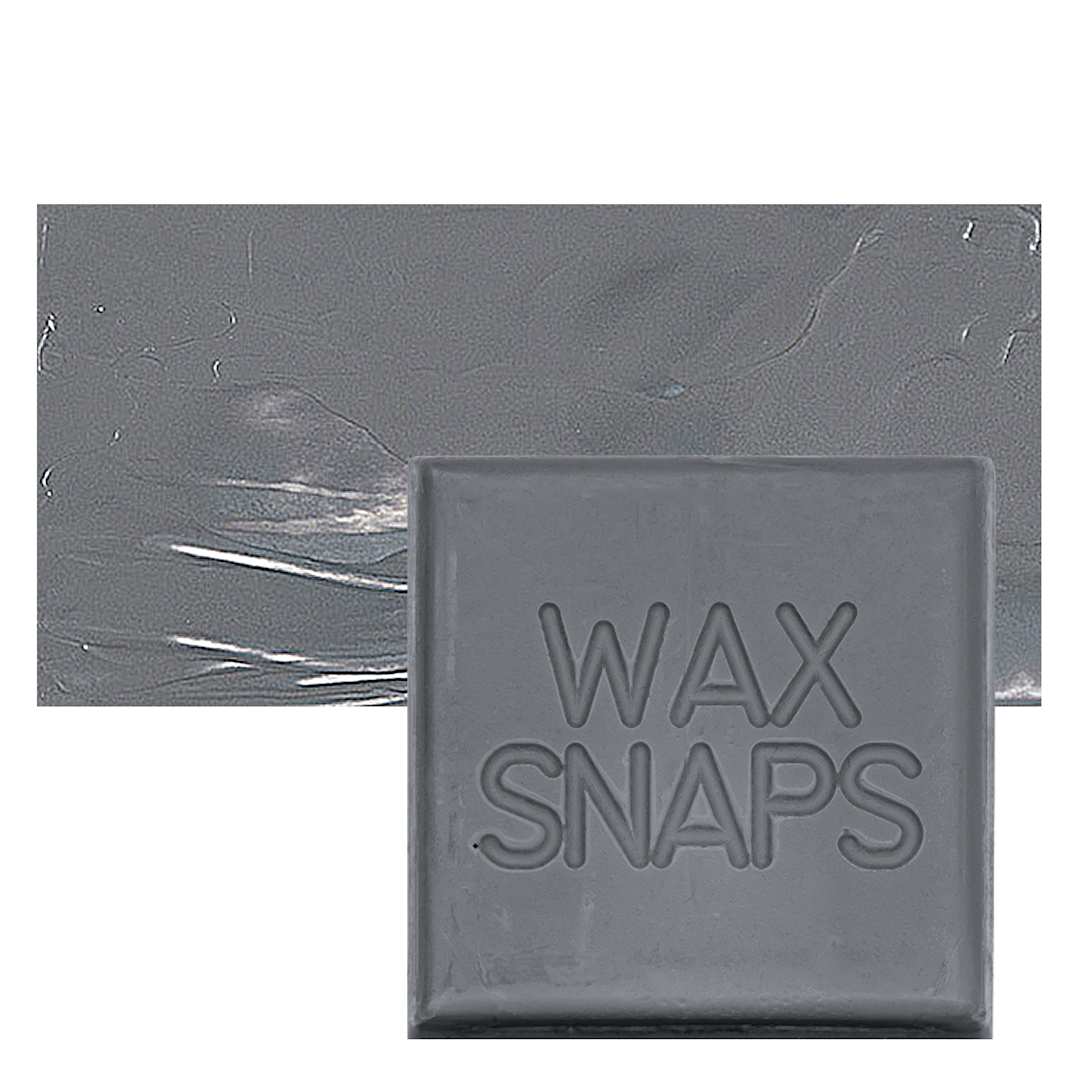 Open in modal - Enkaustikos Wax Snaps Encaustic Paint - Midtone Gray, 40 ml snaps and swatch