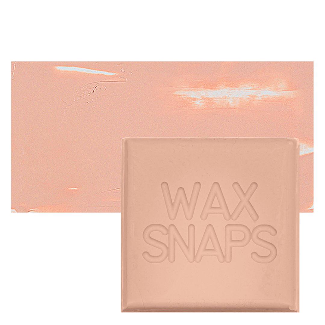 Open in modal - Enkaustikos Wax Snaps Encaustic Paint - Red Earth Pale, 40 ml snaps and swatch