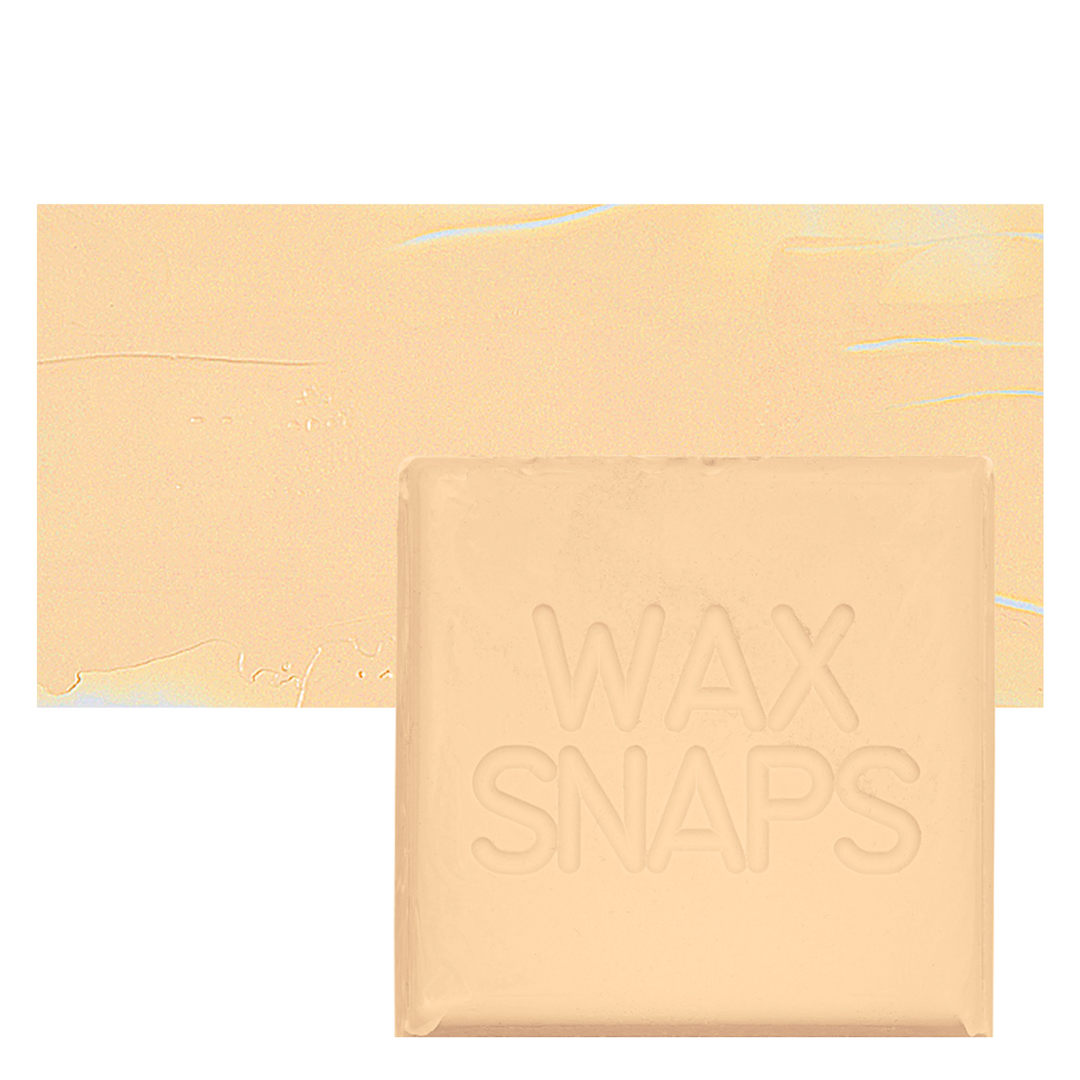 Open in modal - Enkaustikos Wax Snaps Encaustic Paint - Naples Yellow Reddish, 40 ml snaps and swatch