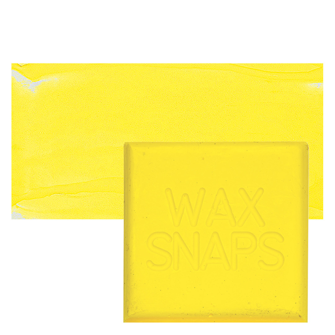 Open in modal - Enkaustikos Wax Snaps Encaustic Paint - Bismuth Yellow, 40 ml snaps and swatch