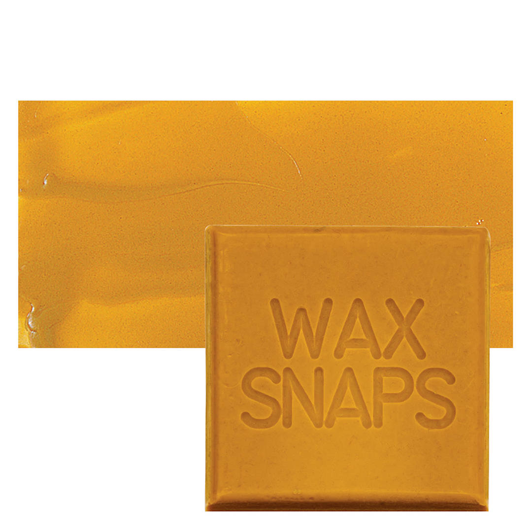 Open in modal - Enkaustikos Wax Snaps Encaustic Paint - Italian Golden Ochre, 40 ml snaps and swatch
