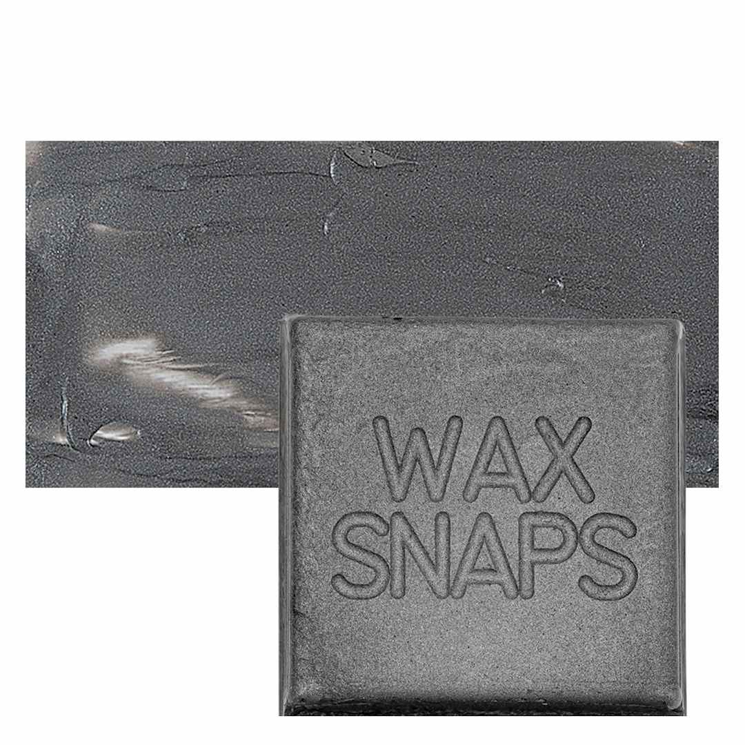 Open in modal - Enkaustikos Wax Snaps Encaustic Paint - Antique Silver Pearl, 40 ml snaps and swatch