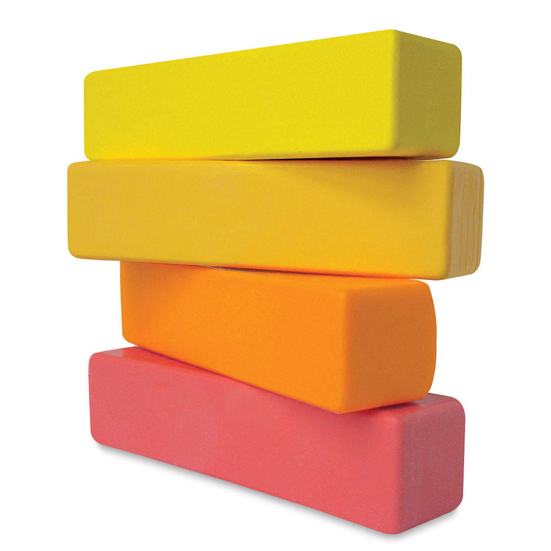 Open in modal - Enkaustikos EnkaustiKolor Paint Sets - Set of 4 Warm Colors shown stacked 