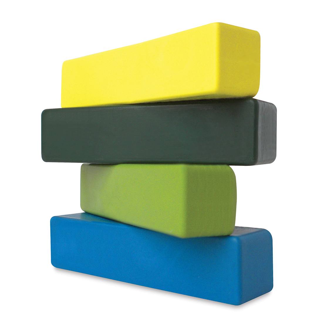 Open in modal - Enkaustikos EnkaustiKolors Paint Set - Set of 4 Landscape Colors shown stacked 