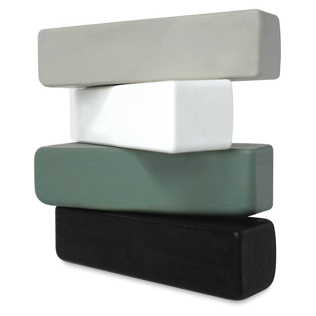 Open in modal - Enkaustikos EnkaustiKolors Paint Set - Set of 4 Tonal Colors shown stacked 