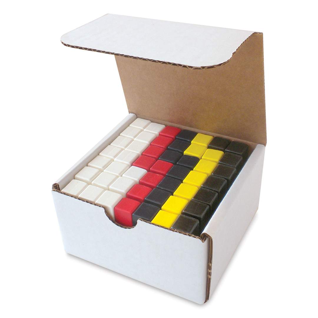 Open in modal - Enkaustikos EnkaustiKolors Paint Set - Set of 49 pc Classpack in Primary Colors shown in open package